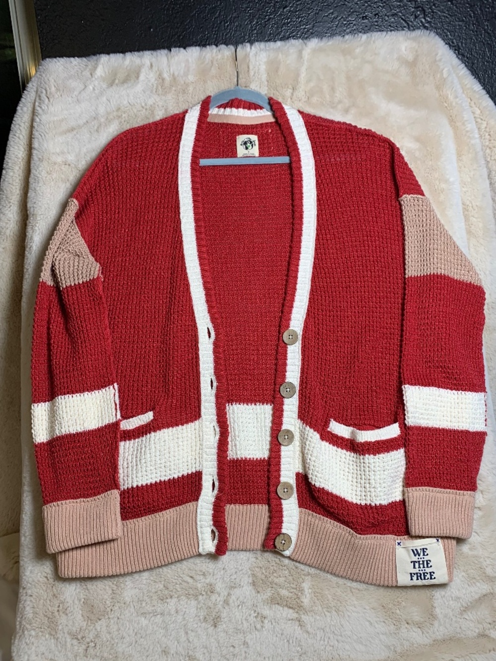 We The Free Free People Chelsea Cardigan sz Small - like new FALL colors